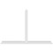 Ekena Millwork Portland Architectural Grade PVC Gable Bracket, 84"W x 56"H x 4"D x 4"F, 16/12 Pitch GBP084X56X0404POR00 - alternate 3
